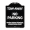Signmission Tow-Away No Parking When Snow Removal Conditions Exist Heavy-Gauge Alum, 18" L, 24" H, BW-1824-22794 A-DES-BW-1824-22794 - alternate 1
